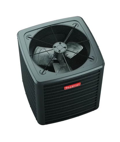 Goodman GLXS4BA1810 outdoor condenser, part of AHRI-matched system with AMST24BU1300 air handler